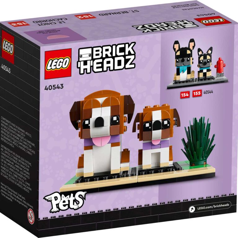 LEGO 40543 BrickHeadz Sint-bernard - LEGO 40543 alt4
