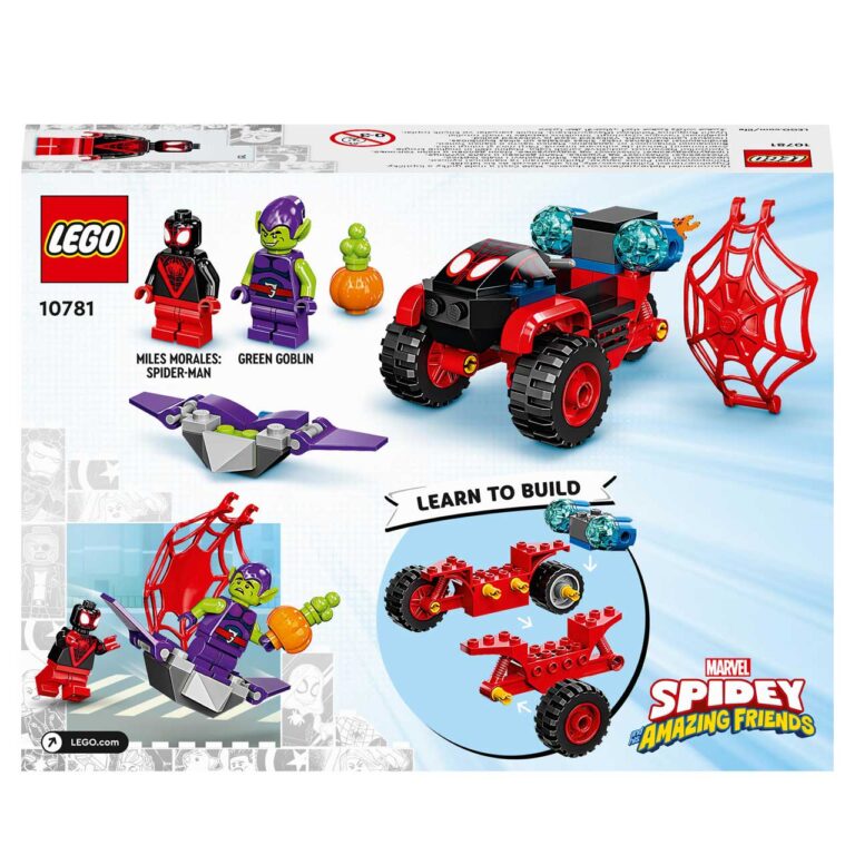 LEGO 10781 Marvel Super Heroes Miles Morales: Spider-Mans tech driewieler - LEGO 10781 INT 10