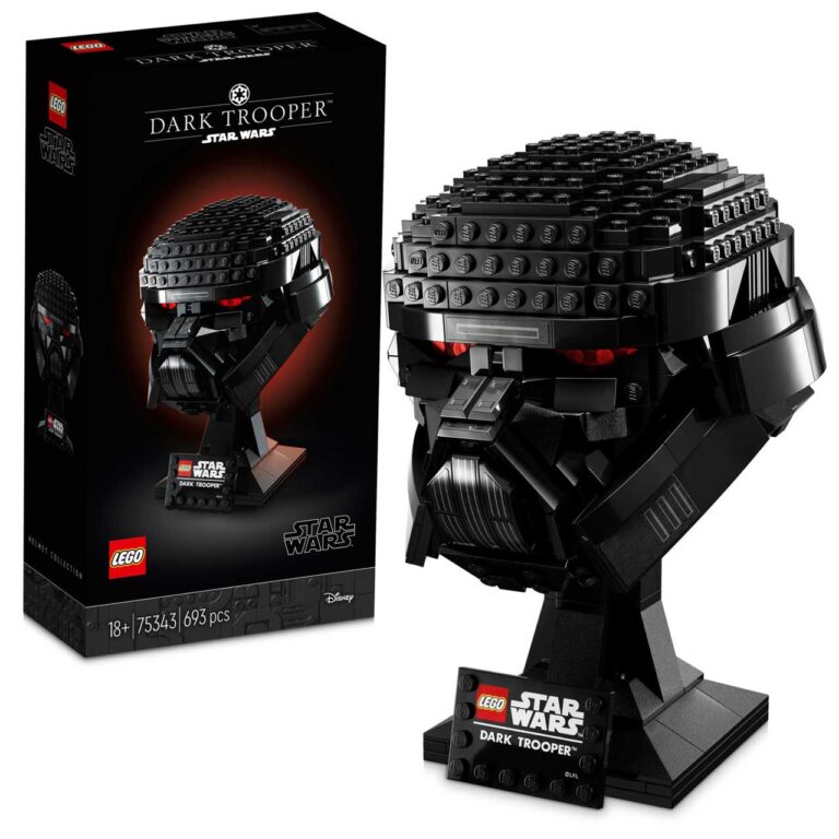 LEGO 75343 Star Wars Dark Trooper - LEGO 75343 Star Wars dark trooper helmet 001