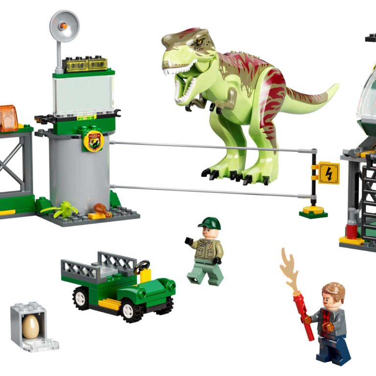 LEGO 76944 Jurassic World T. rex dinosaurus ontsnapping - LEGO 76944