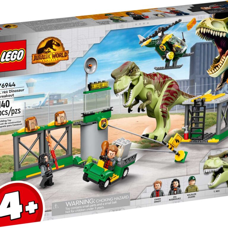 LEGO 76944 T. rex dinosaurus ontsnapping