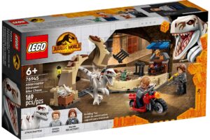 LEGO 76945 Atrociraptor dinosaurus motorachtervolging