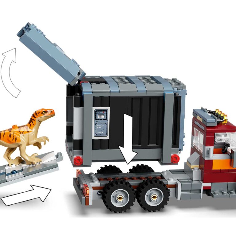 LEGO 76948 Jurassic World T. rex en Atrociraptor dinosaurus ontsnapping - LEGO 76948 alt5