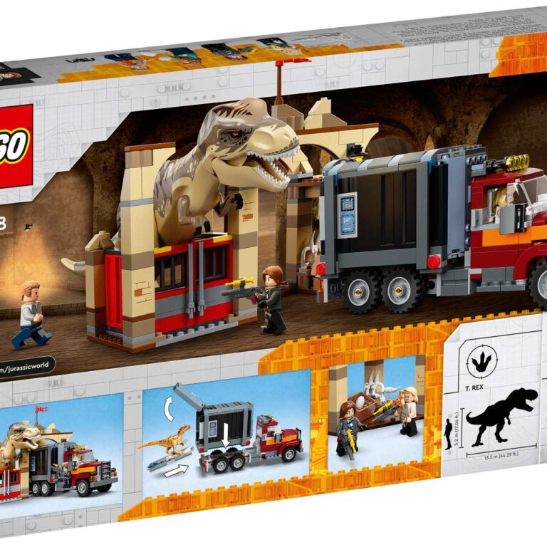 LEGO 76948 Jurassic World T. rex en Atrociraptor dinosaurus ontsnapping - LEGO 76948 alt7