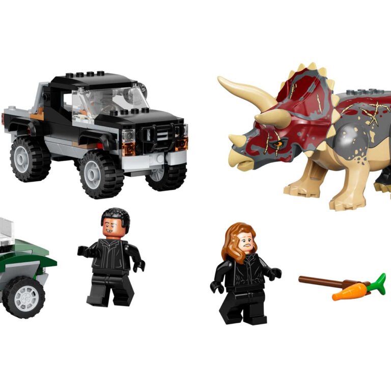 LEGO 76950 Jurassic World Triceratops pick-up truck hinderlaag - LEGO 76950