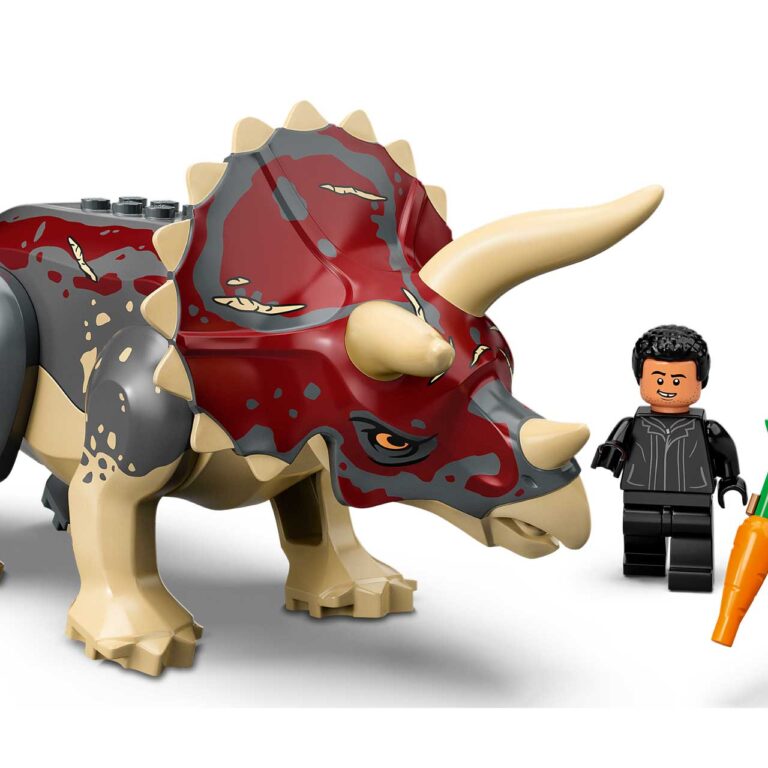 LEGO 76950 Jurassic World Triceratops pick-up truck hinderlaag - LEGO 76950 alt3
