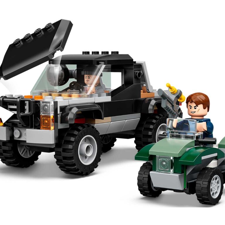 LEGO 76950 Jurassic World Triceratops pick-up truck hinderlaag - LEGO 76950 alt4