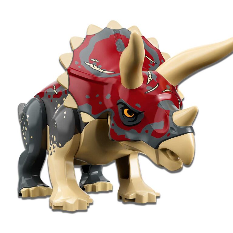 LEGO 76950 Jurassic World Triceratops pick-up truck hinderlaag - LEGO 76950 alt6