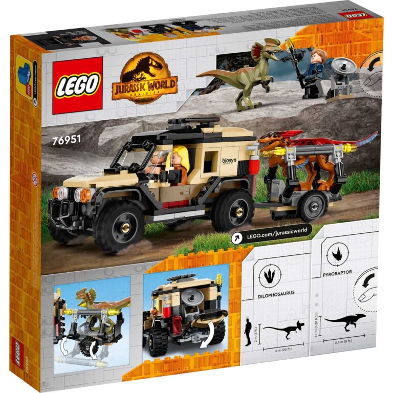 LEGO 76951 Jurassic World Pyroraptor & Dilophosaurus transport - LEGO 76951 alt6