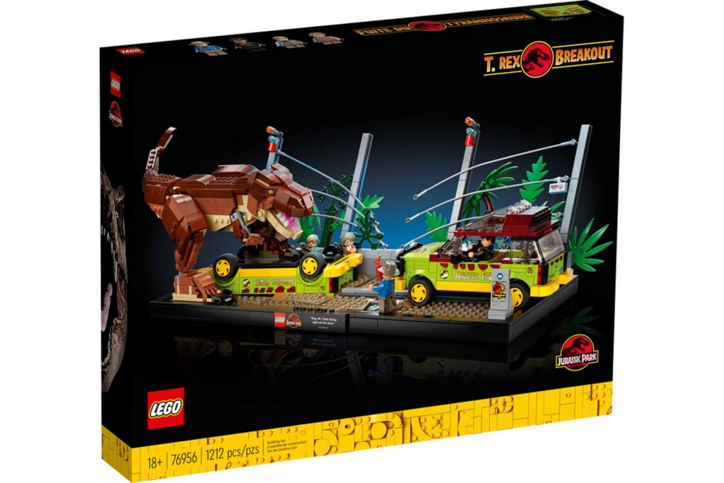 LEGO 76956 T-Rex ontsnapping