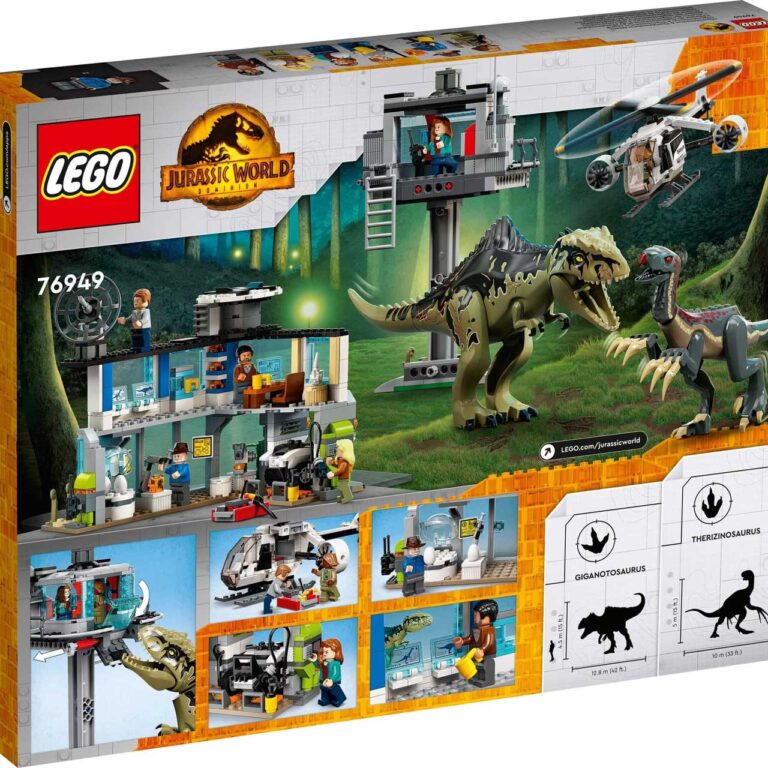 LEGO 76949 Jurassic World Giganotosaurus & Therizinosaurus aanval - LEGO Jurassic World 76949 Giganotosaurus Therizinosaurus Attack 2