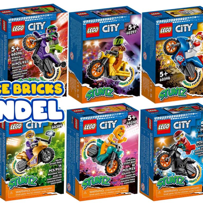 LEGO City Stuntz bikes bundel - LEGO city stuntz bundel 6sets