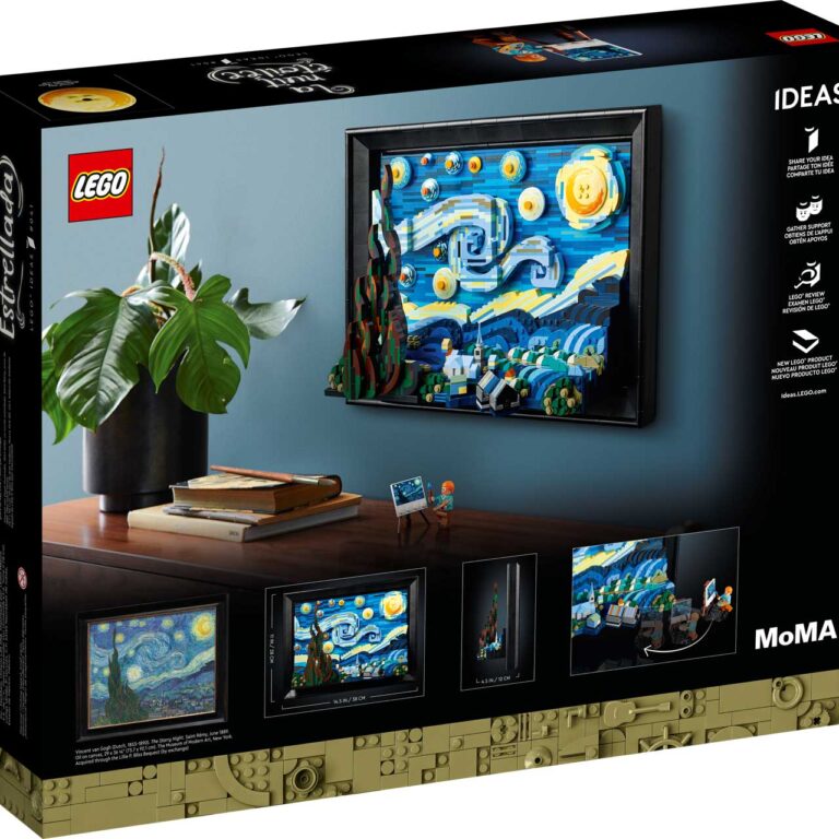 LEGO 21333 Ideas Vincent van Gogh - De sterrennacht - LEGO 21333 alt8