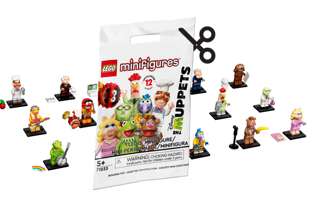 LEGO 71033 muppets complete serie geknipt