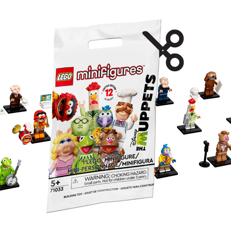 LEGO 71033 muppets complete serie geknipt