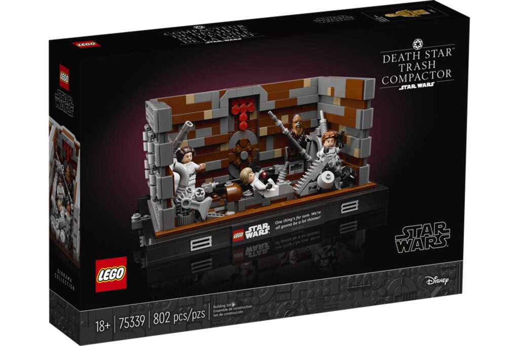 LEGO 75339 Death Star Afvalpers diorama
