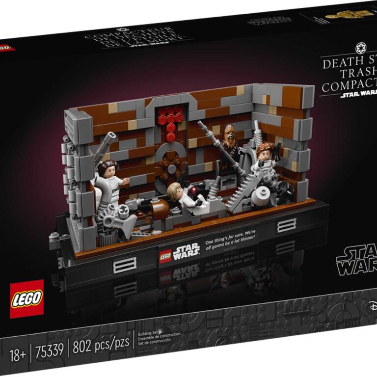 LEGO 75339 Death Star Afvalpers diorama