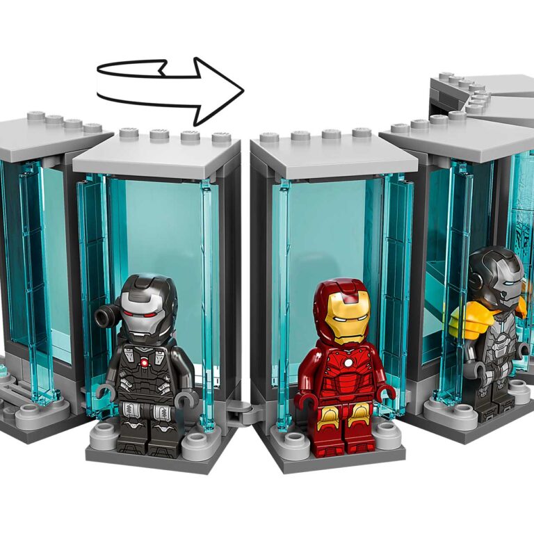LEGO 76216 Marvel Iron Man Wapenkamer - LEGO 76216 alt3
