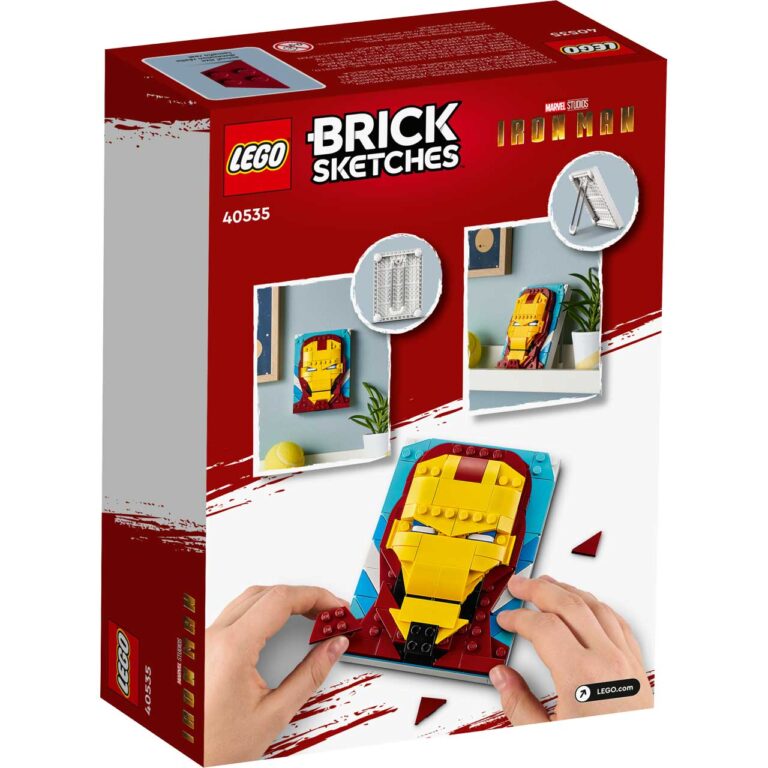 LEGO 40535 Brick Sketches Iron Man - LEGO 40535 6