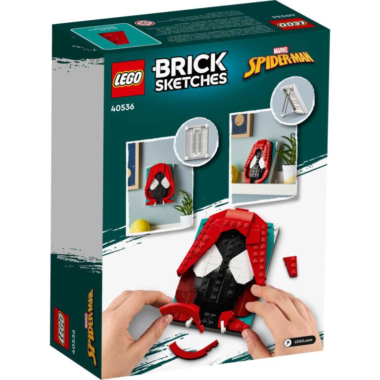 LEGO 40536 Brick Sketches Miles Morales - LEGO 40536 6