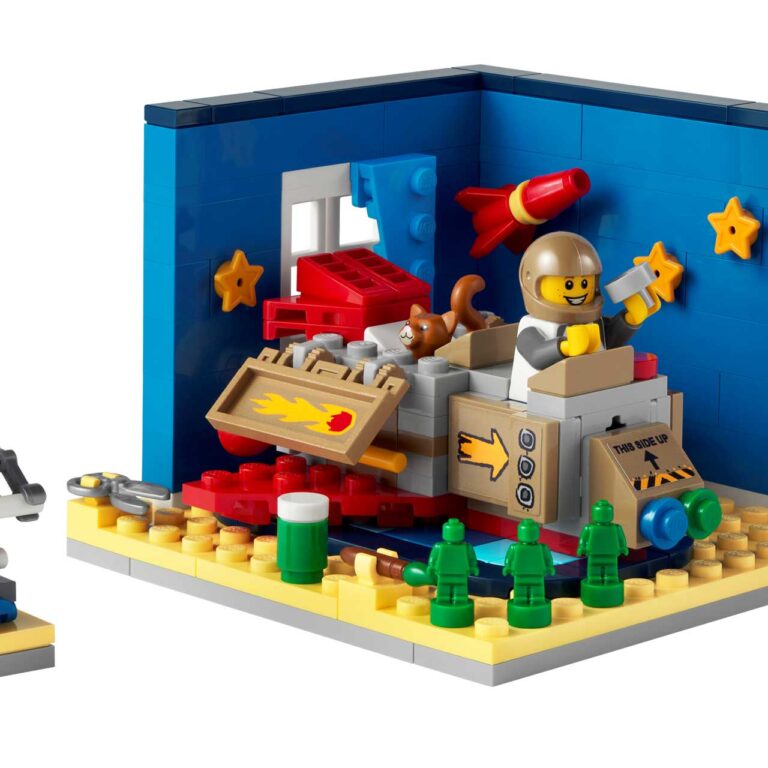 LEGO 40533 Promotional Avonturen van de kartonnen Kinderraket - 40533