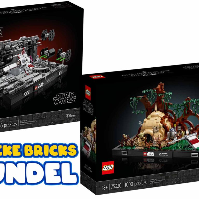 LEGO Star Wars diorama bundel LEGO 75329 en LEGO 75330 - LEGO StarWars 75329 75330
