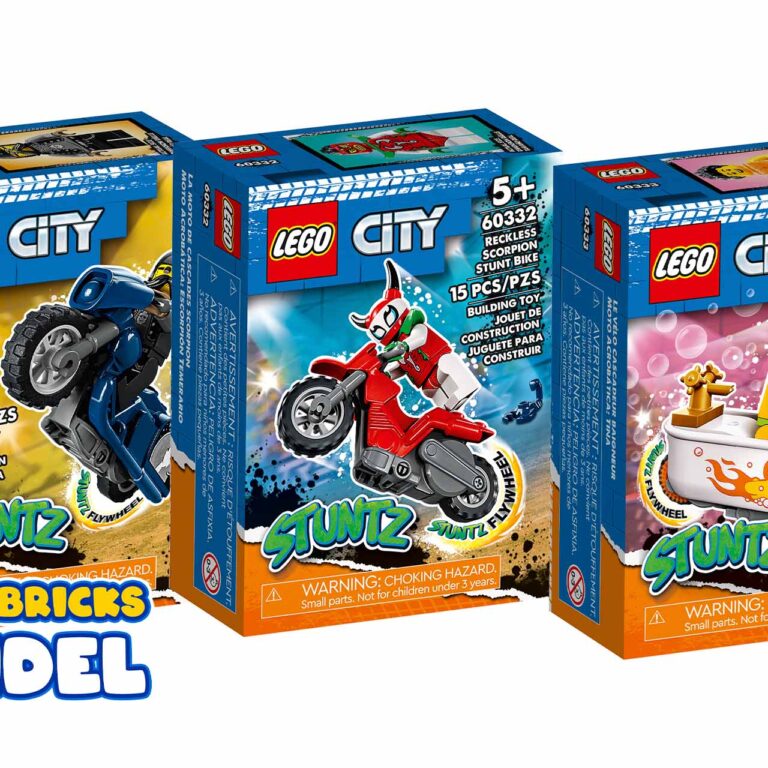 LEGO City Stuntz 3 bikes bundel - LEGO city stuntz bundel 3sets