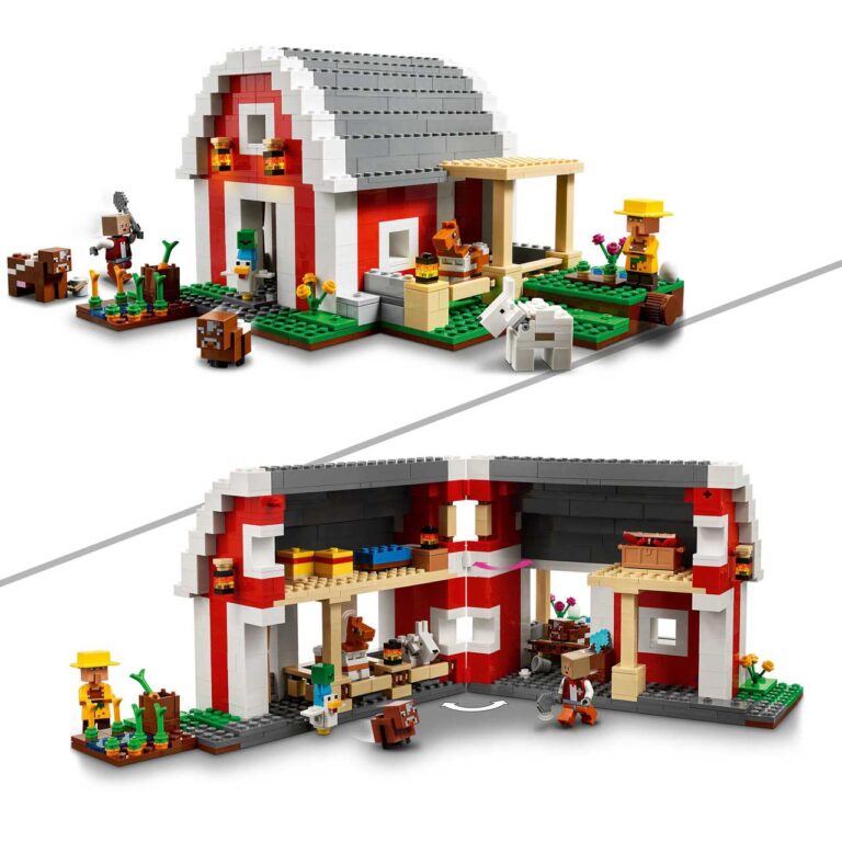 LEGO 21187 Minecraft De rode schuur - LEGO 21187 L25 4