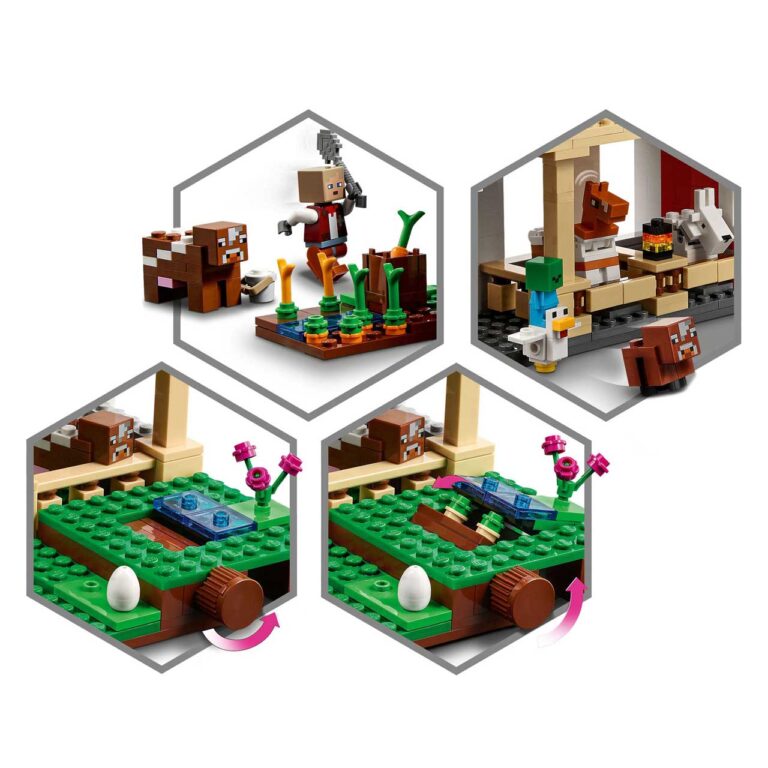 LEGO 21187 Minecraft De rode schuur - LEGO 21187 L26 5