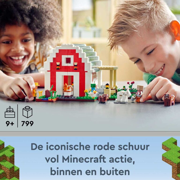 LEGO 21187 Minecraft De rode schuur - LEGO 21187 L34 9