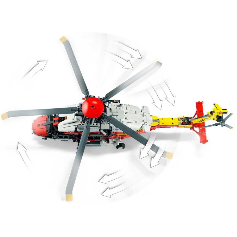 LEGO 42145 Technic Airbus H175 Reddingshelikopter - LEGO 42145 alt6