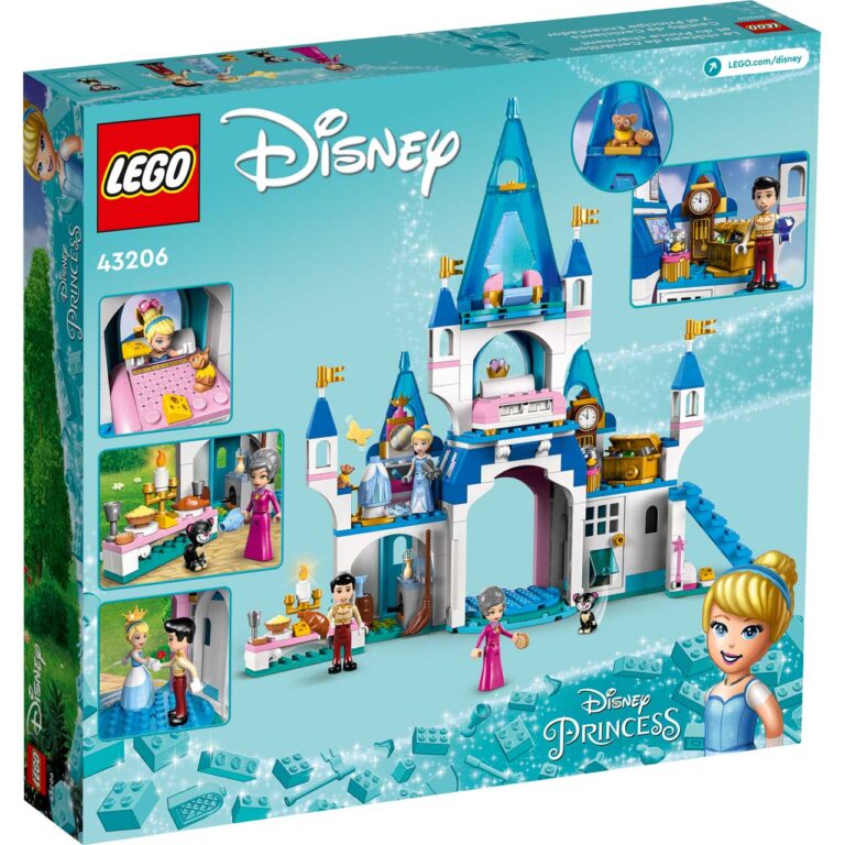 LEGO 43206 Disney Princess Het kasteel van Assepoester en de knappe prins - LEGO 43206 alt7