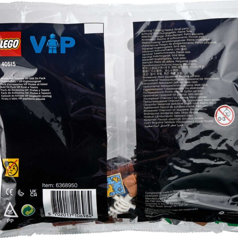 LEGO 40515 VIP Polybag Piraten en schatten uitbreidingspakket - LEGO 40515 alt2