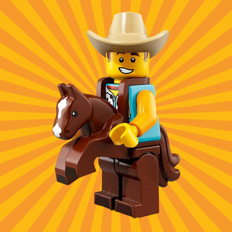 LEGO 71021 Minifiguren Serie 18: Feestje - Cowboy - LEGO 71021 serie18 cowboy