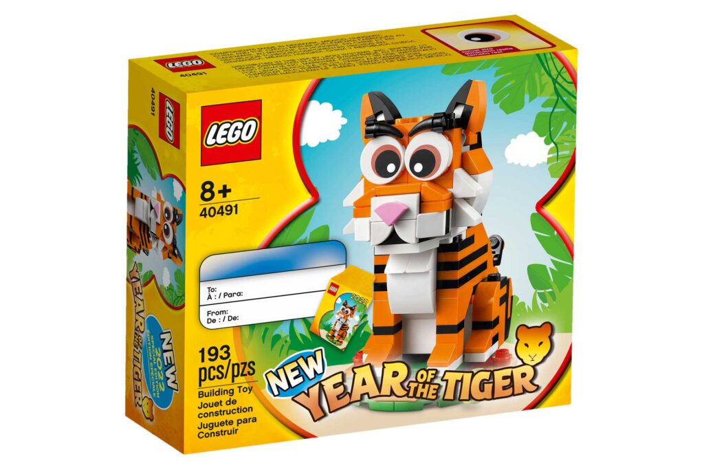 LEGO 40491 Jaar van de Tijger