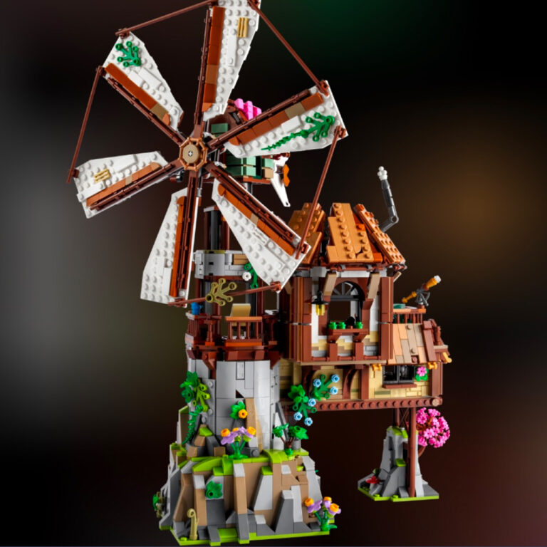 LEGO 910003 Bricklink Mountain Windmill (lichte schade aan de doos) - LEGO 910003 build front