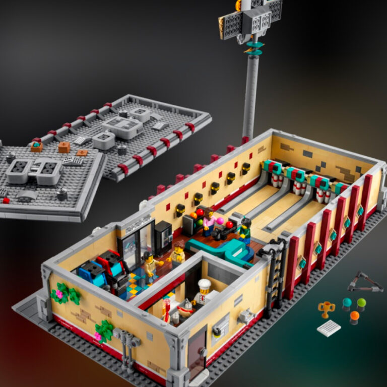 LEGO 910013 Bricklink Retro Bowling Alley (lichte schade aan doos) - LEGO 910013 build overview
