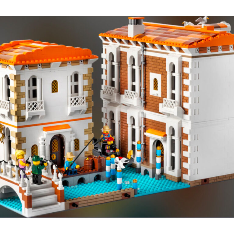 LEGO 910023 Bricklink Venetian Houses - LEGO 910023 build back