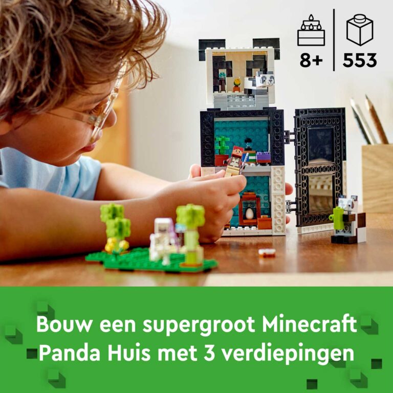 LEGO 21245 Minecraft Het pandahuis - 21245 L34 10