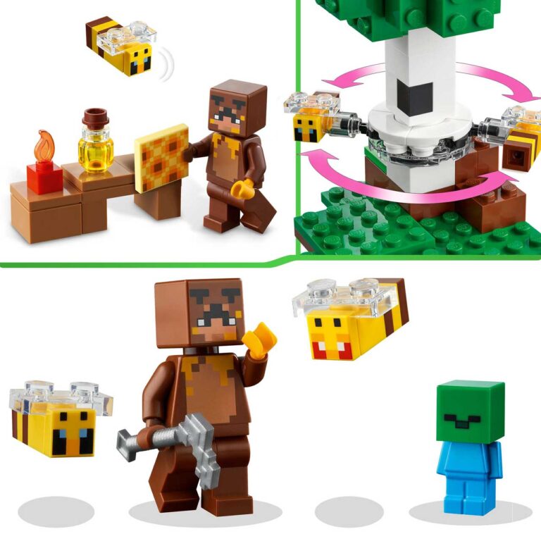 LEGO 21241 Minecraft Het bijenhuis - LEGO 21241 L27 6