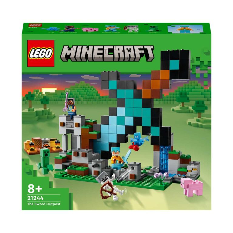 LEGO 21244 Minecraft Uitvalbasis Zwaard