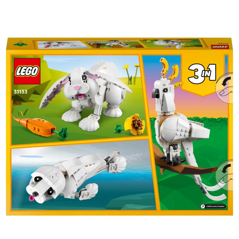 LEGO 31133 Creator Wit Konijn - LEGO 31133 L45 9