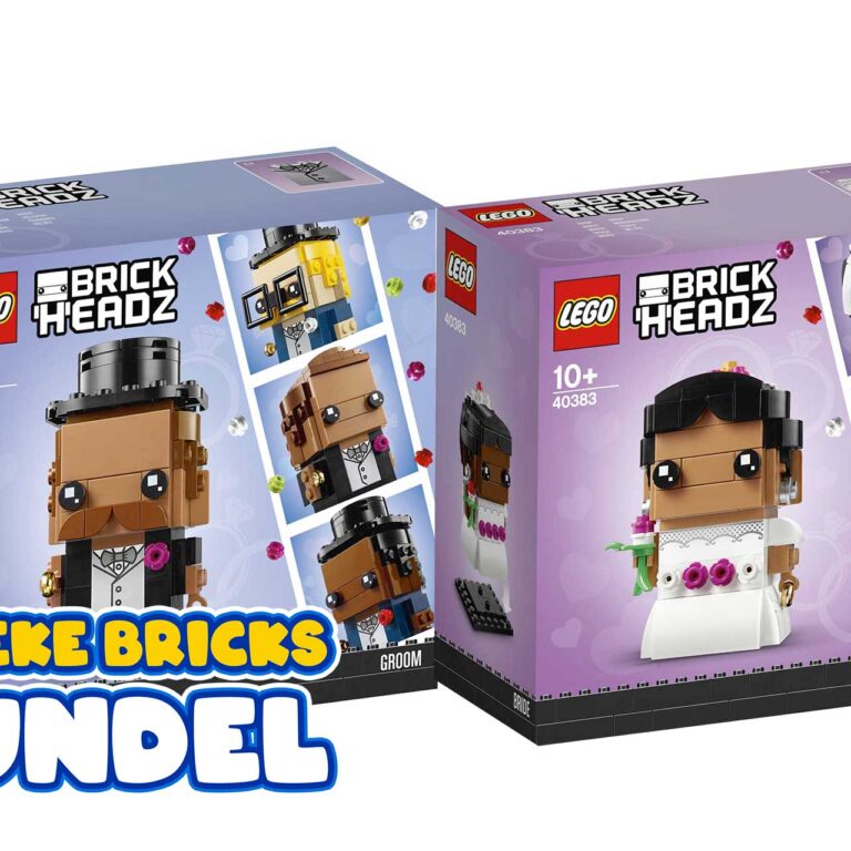 LEGO 40383 40384 BrickHeadz Bruidspaar bundel - LEGO 40383 40384 bundel