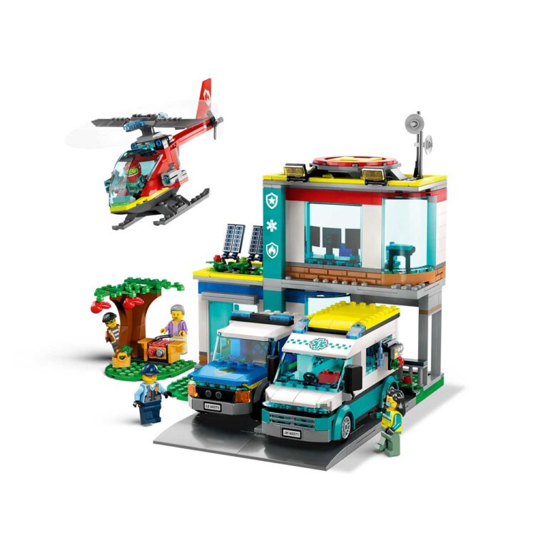 LEGO 60371 City Hoofdkwartier van hulpdienstvoertuigen - LEGO 60371 alt3