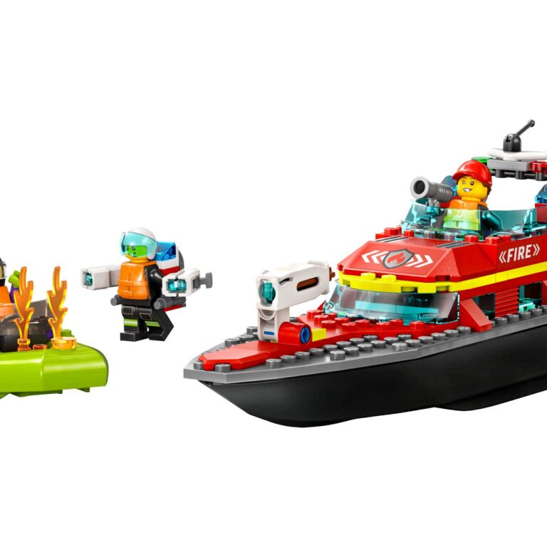 LEGO 60373 City Reddingsboot Brand - LEGO 60373