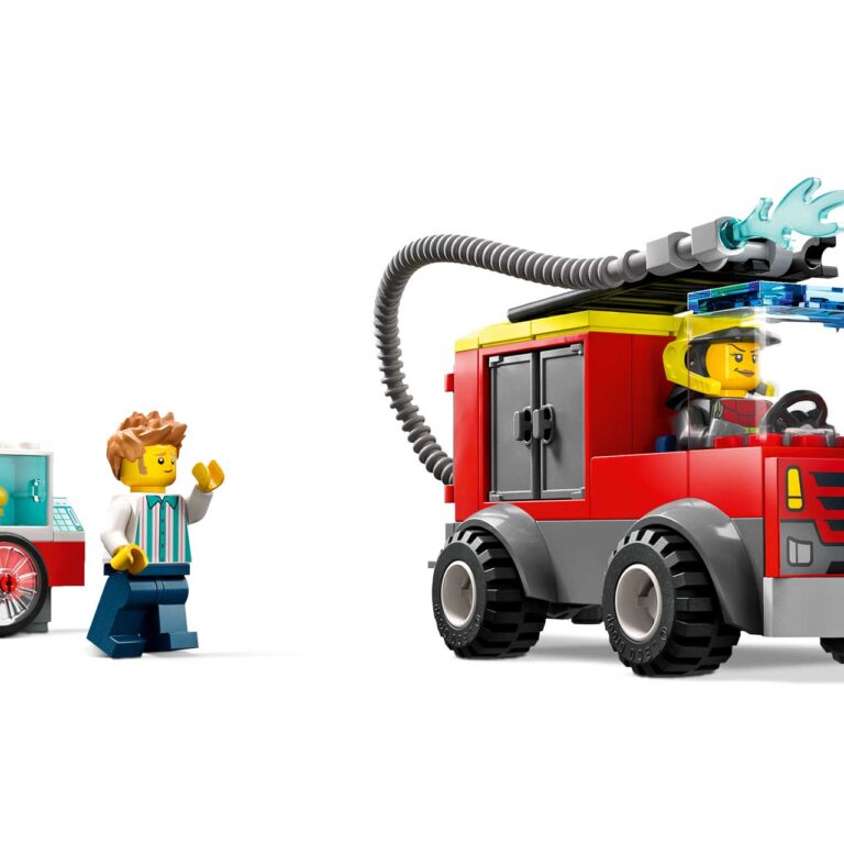 LEGO 60375 City De Brandweerkazerne en de Brandweerwagen - LEGO 60375 alt3