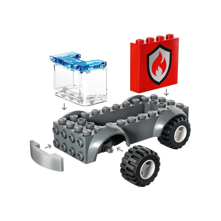 LEGO 60375 City De Brandweerkazerne en de Brandweerwagen - LEGO 60375 alt6