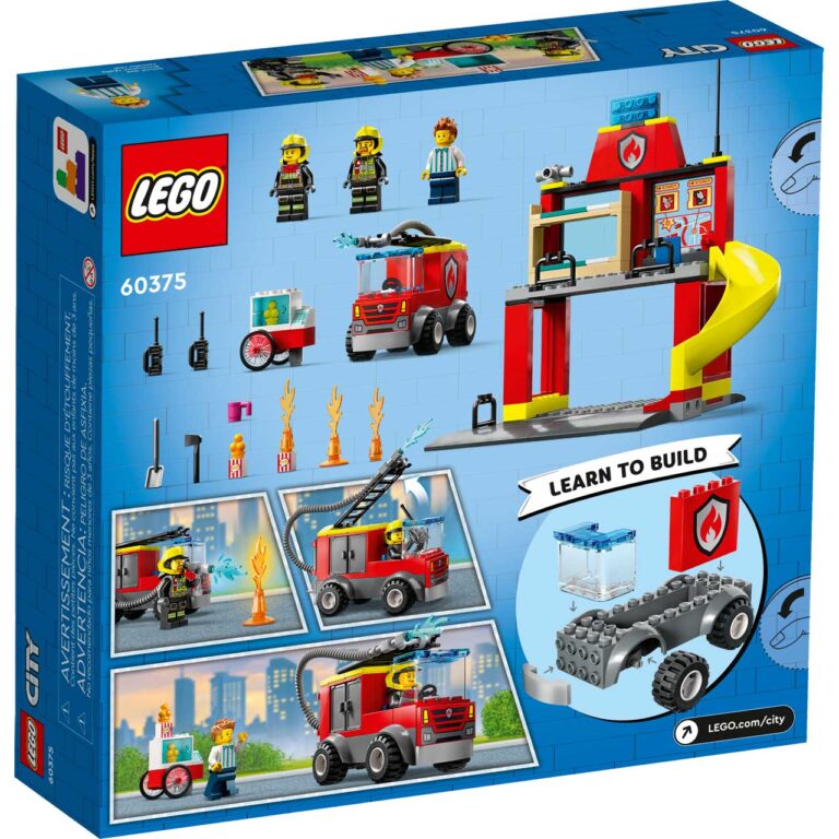 LEGO 60375 City De Brandweerkazerne en de Brandweerwagen - LEGO 60375 alt7