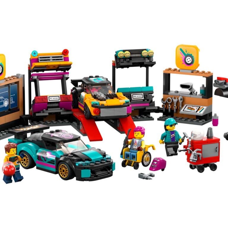 LEGO 60389 City Garage voor aanpasbare auto's - LEGO 60389