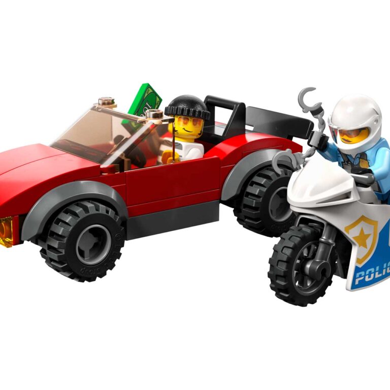 LEGO 60392 City Achtervolging auto op politiemotor - LEGO 60392